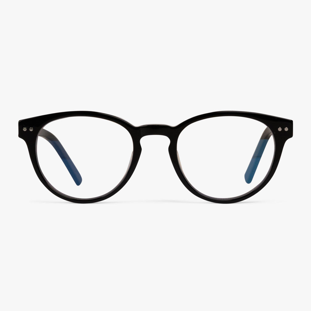 Buy Men's Reese Black Blue light glasses - Luxreaders.com