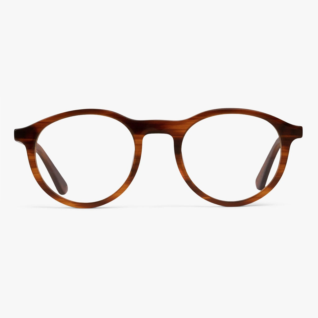 Buy Walker Shiny Walnut Reading glasses - Luxreaders.com