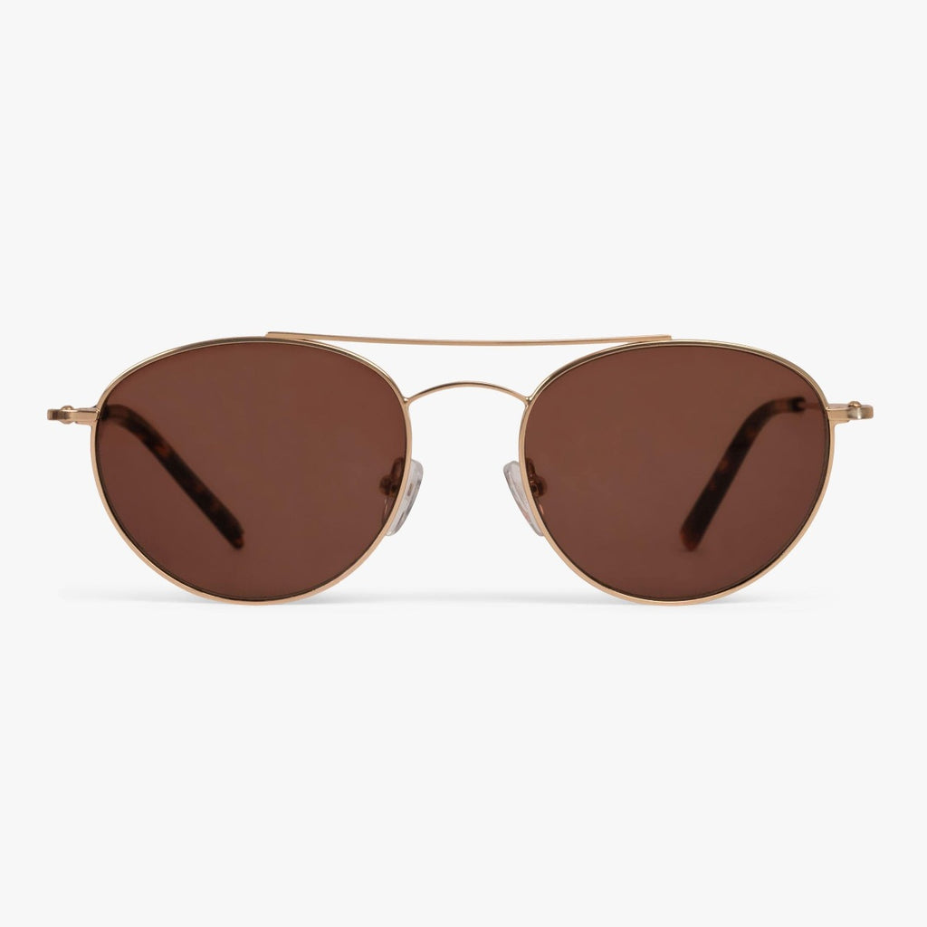 Buy Men's Williams Gold Sunglasses - Luxreaders.com